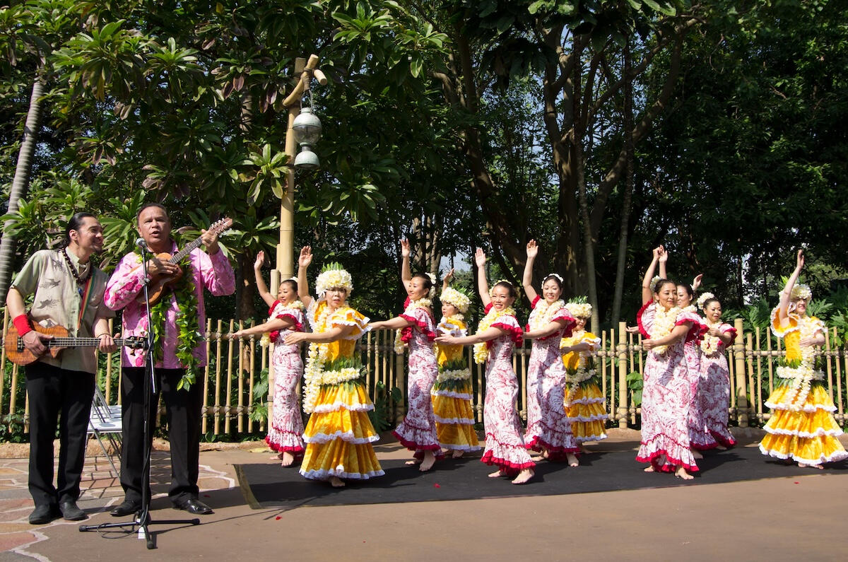 香港ディズニーランドでのパフォーマンス